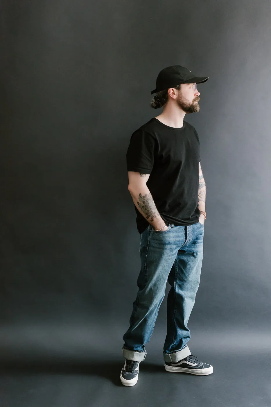 15oz - Vintage Washed Selvedge Stanton Pant - Medium Indigo