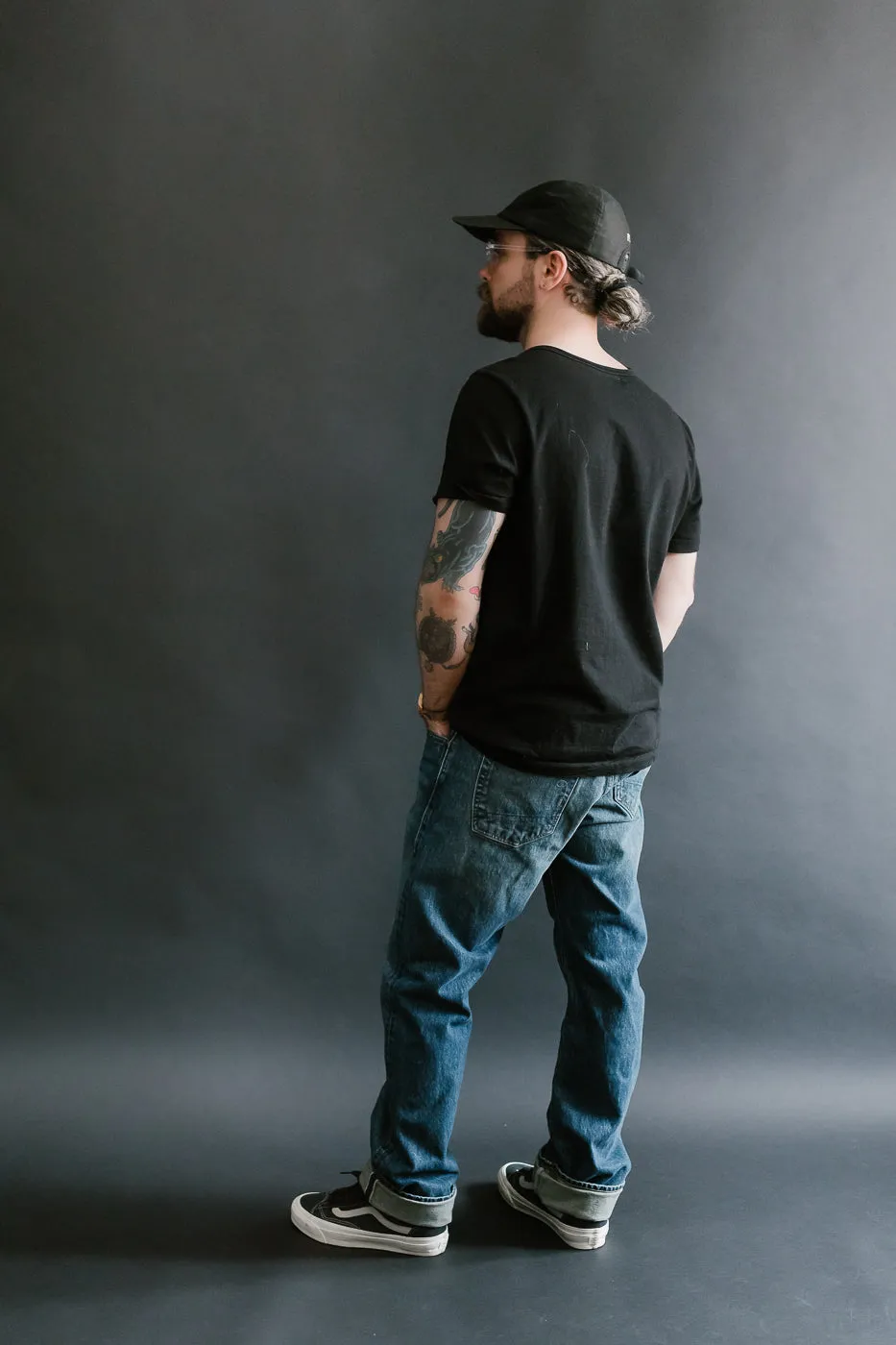 15oz - Vintage Washed Selvedge Stanton Pant - Medium Indigo