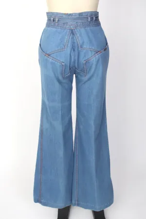 1970s N'est-Ce Pas? Star Bell Bottom Jeans