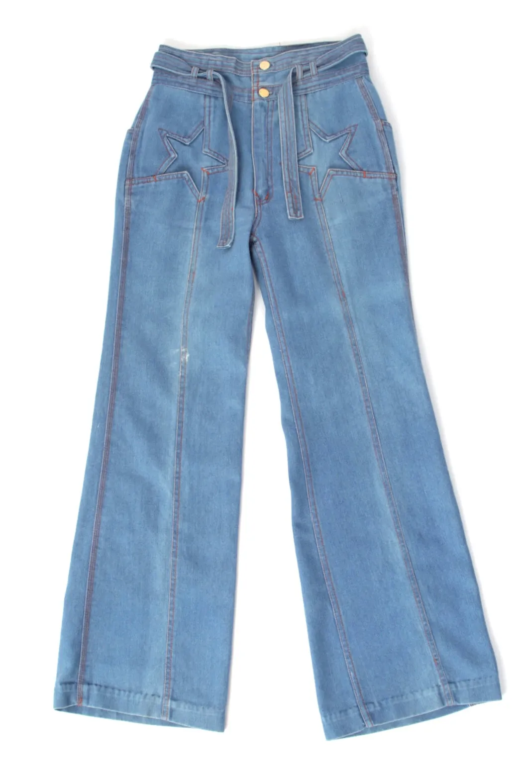 1970s N'est-Ce Pas? Star Bell Bottom Jeans