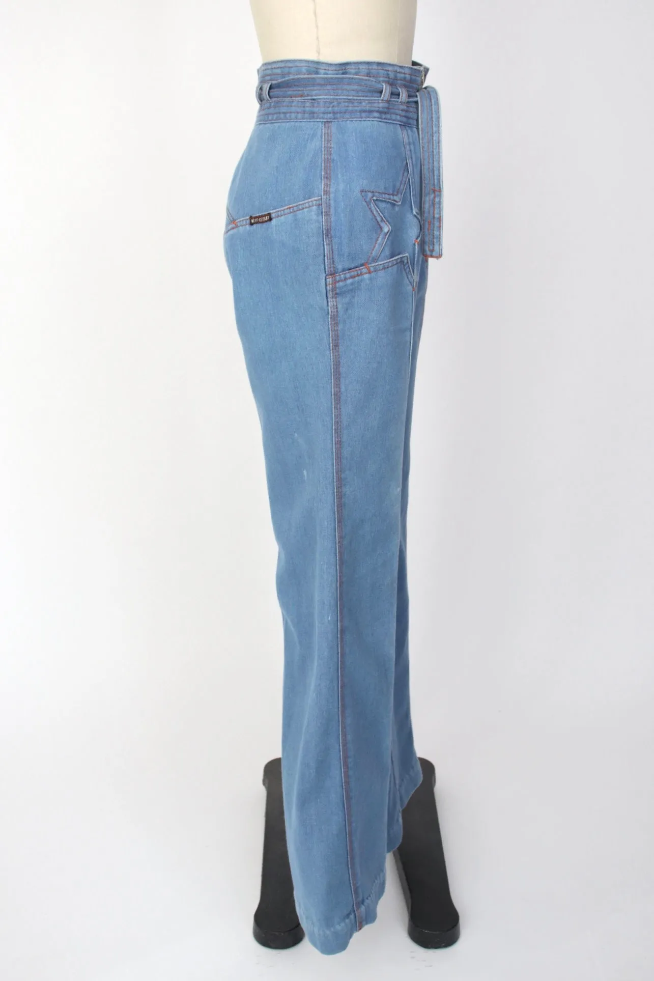 1970s N'est-Ce Pas? Star Bell Bottom Jeans