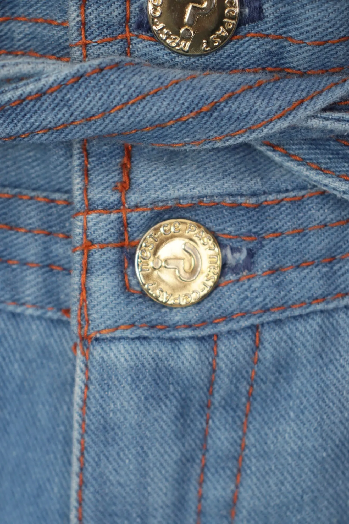 1970s N'est-Ce Pas? Star Bell Bottom Jeans