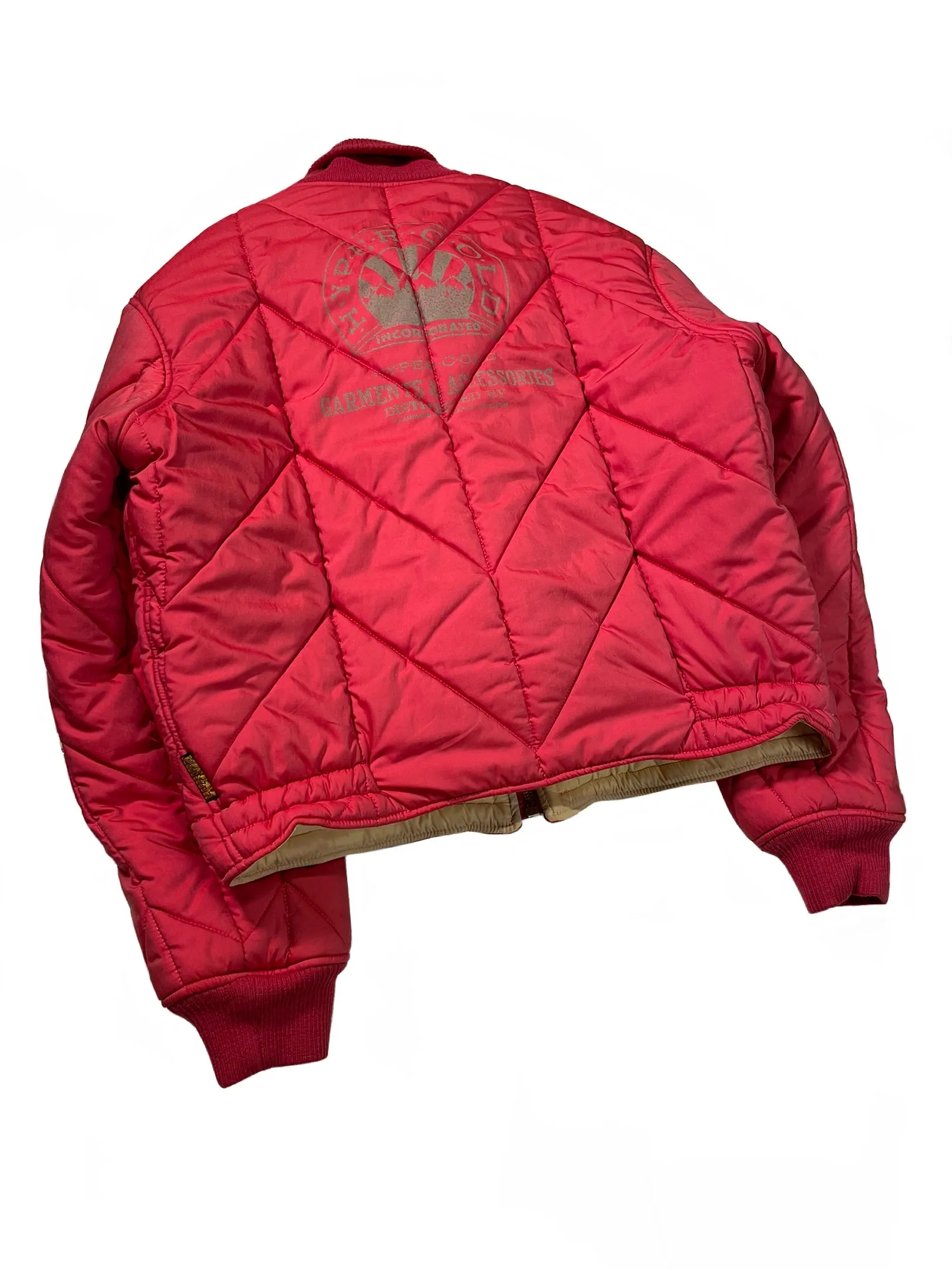 1990’s Emporio Armani iridescent “hyper cold” bomber jacket