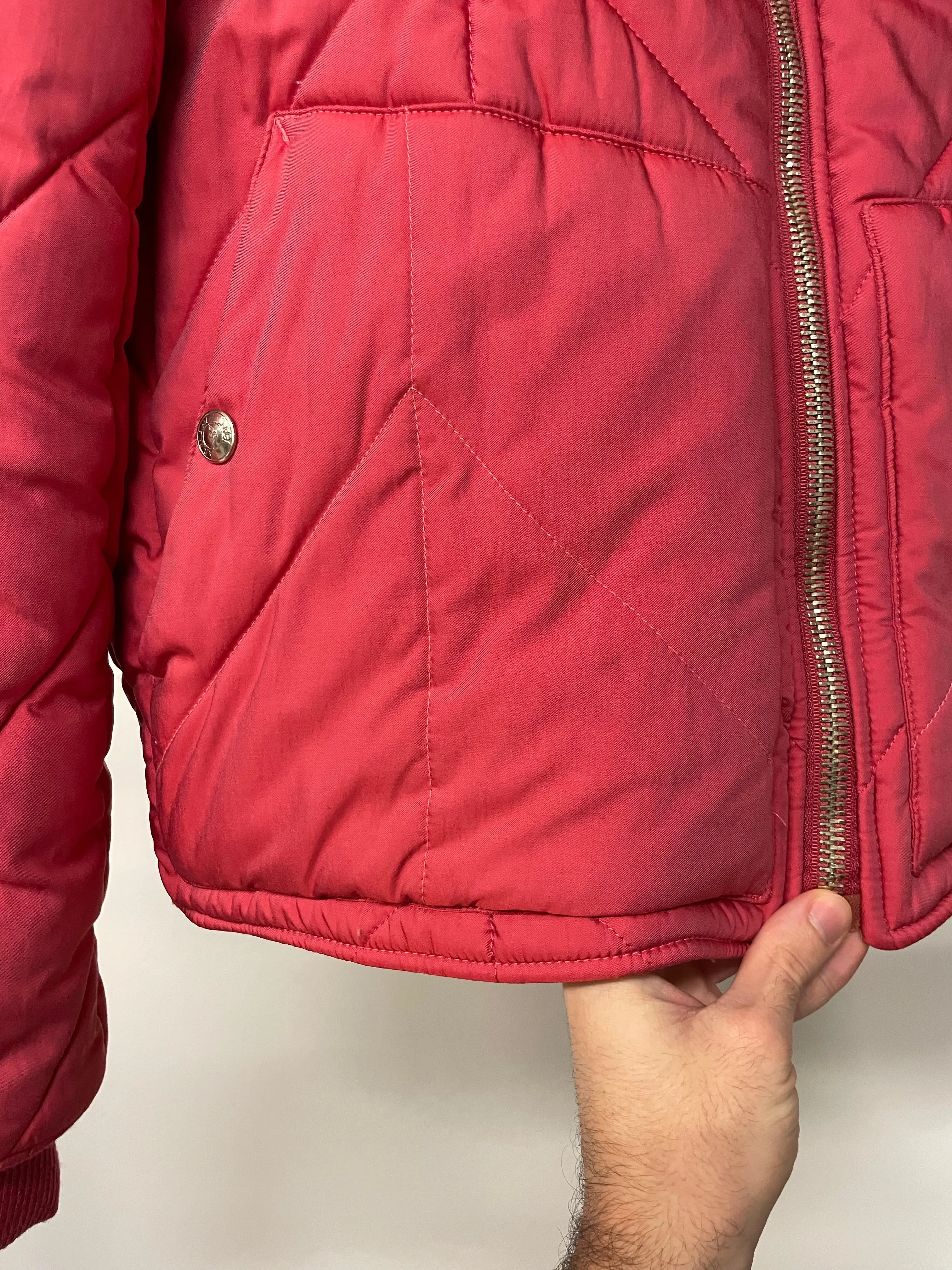 1990’s Emporio Armani iridescent “hyper cold” bomber jacket
