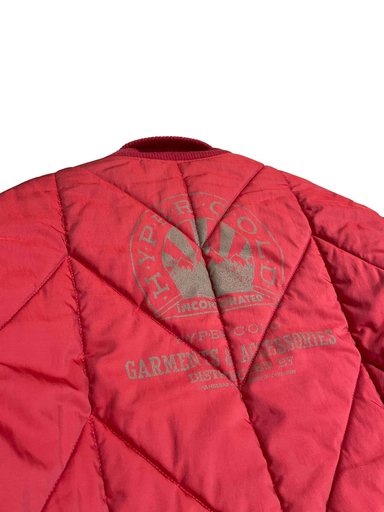 1990’s Emporio Armani iridescent “hyper cold” bomber jacket