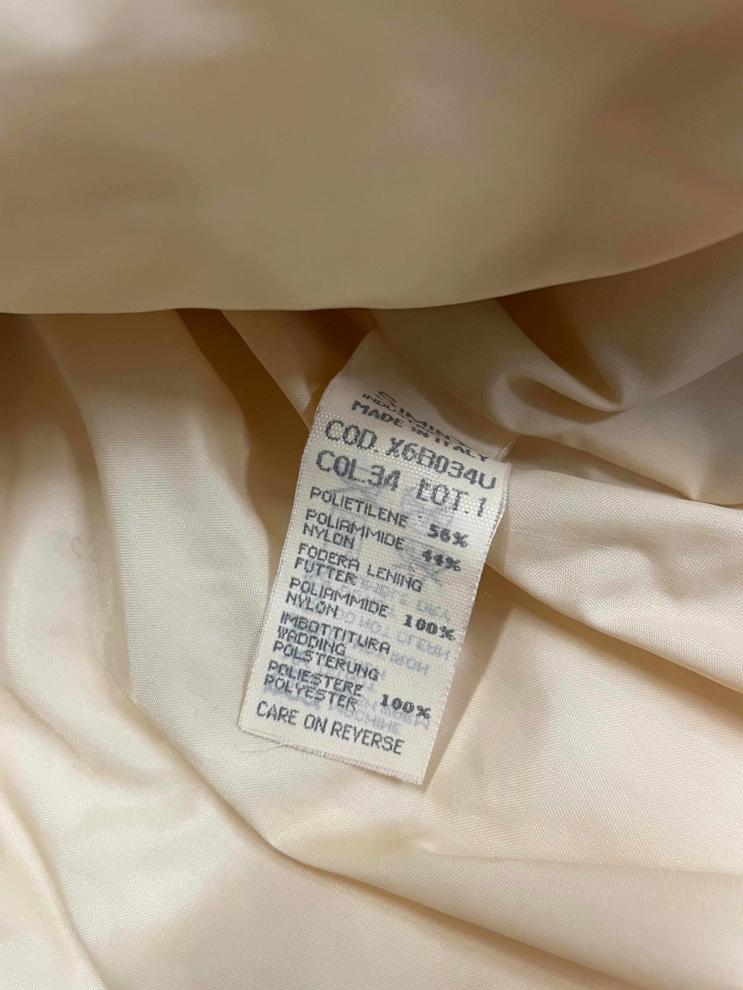 1990’s Emporio Armani iridescent “hyper cold” bomber jacket