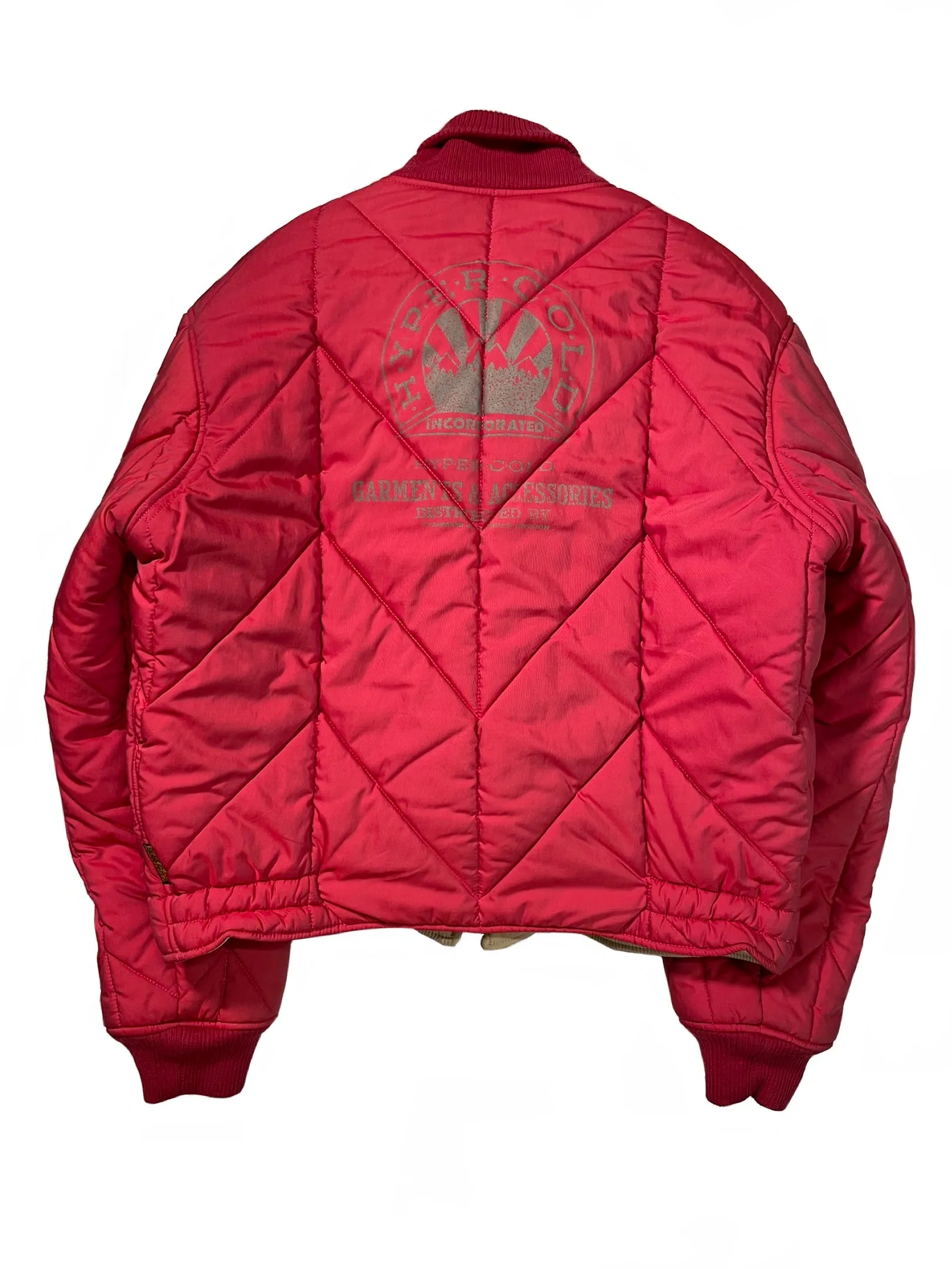 1990’s Emporio Armani iridescent “hyper cold” bomber jacket