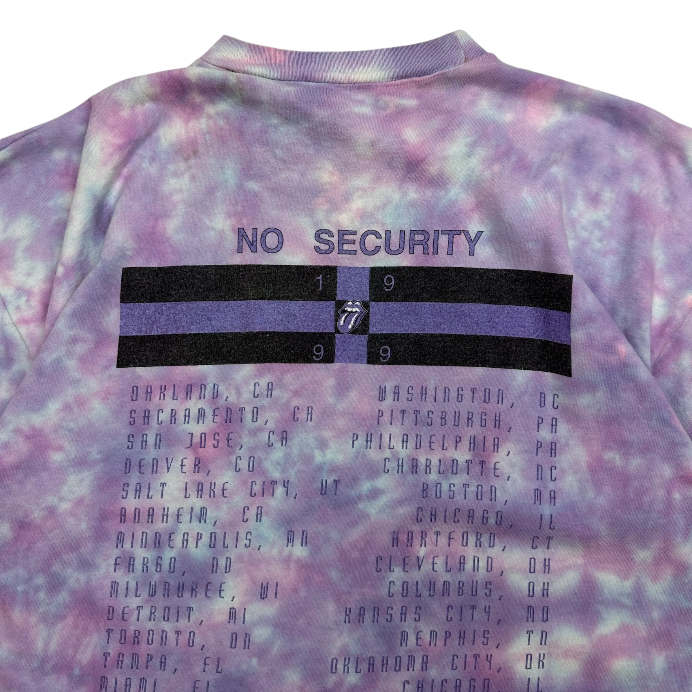 1999 Rolling Stones "No Security" Band Tee
