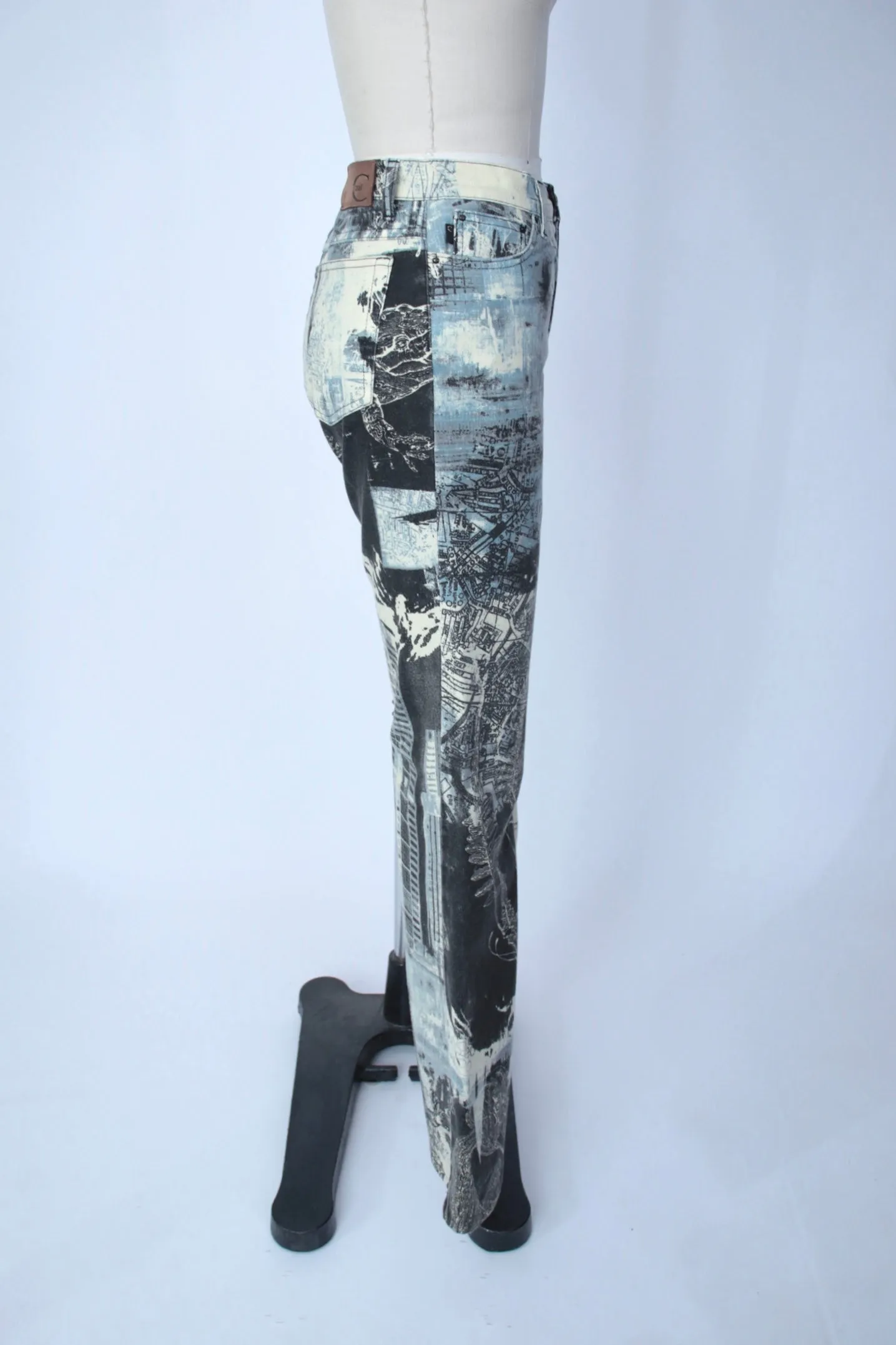 2000s Just Cavalli Printed Jeans