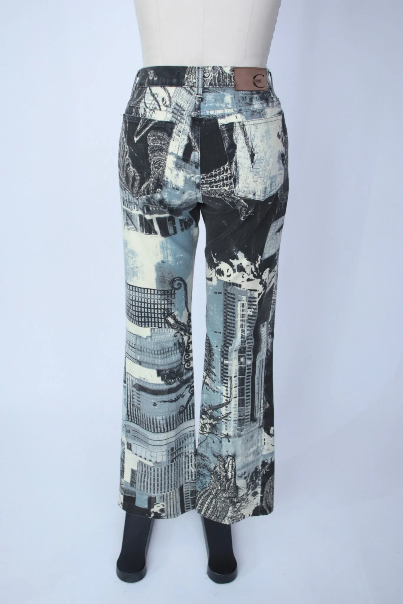 2000s Just Cavalli Printed Jeans