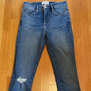$365 Frame Women's Le High Blue Jeans Skinny Fit Leg Denim Pants Size 26