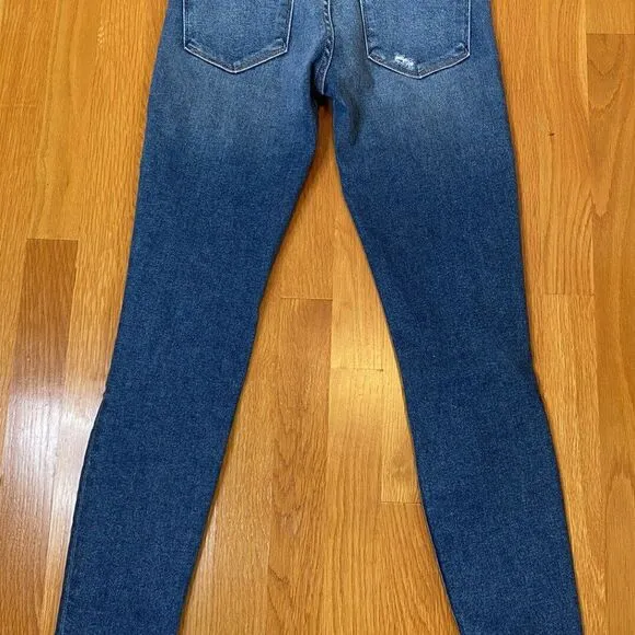 $365 Frame Women's Le High Blue Jeans Skinny Fit Leg Denim Pants Size 26