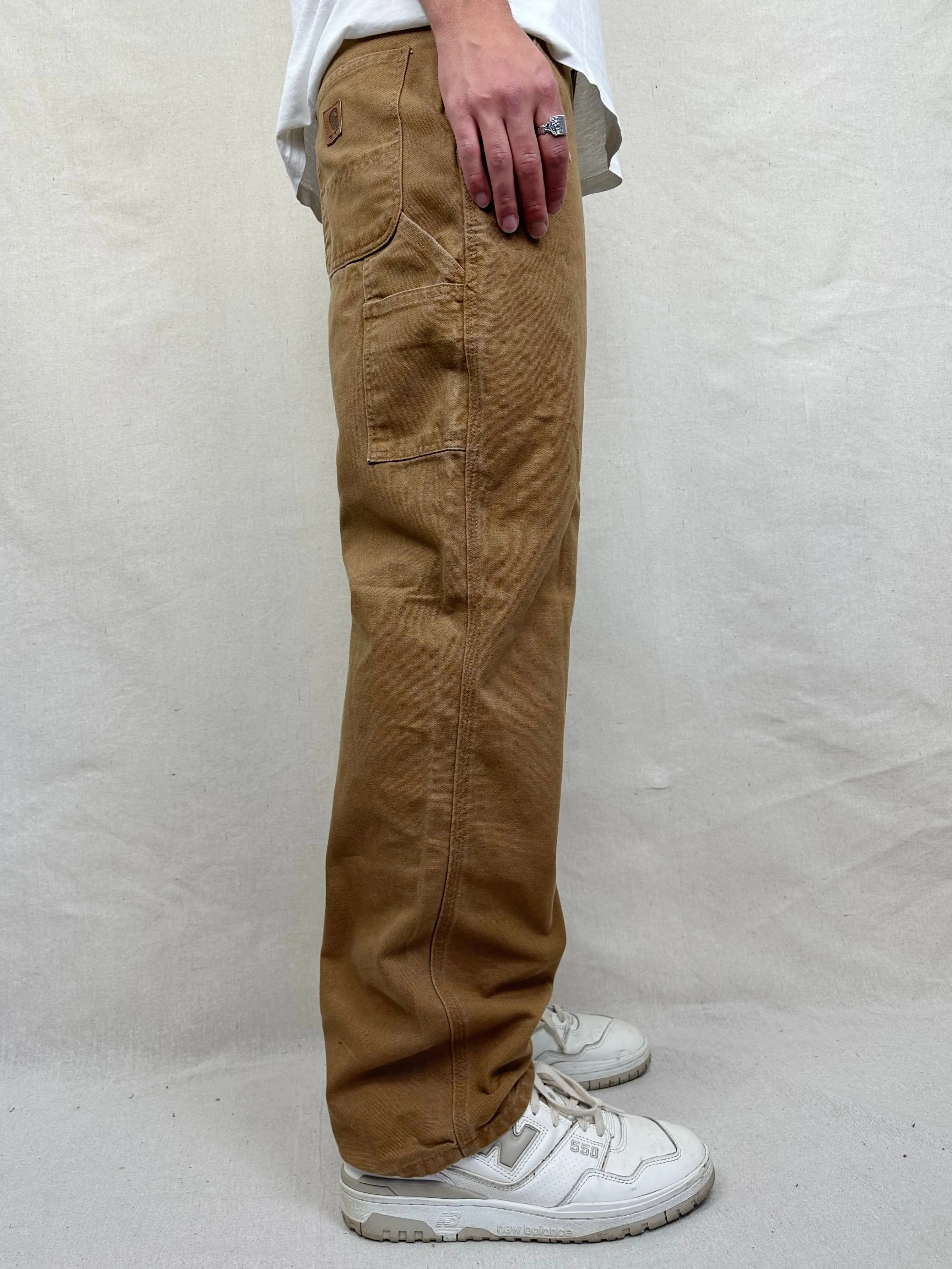 90's Carhartt Heavy Duty Vintage Carpenter Jeans Size 31x31