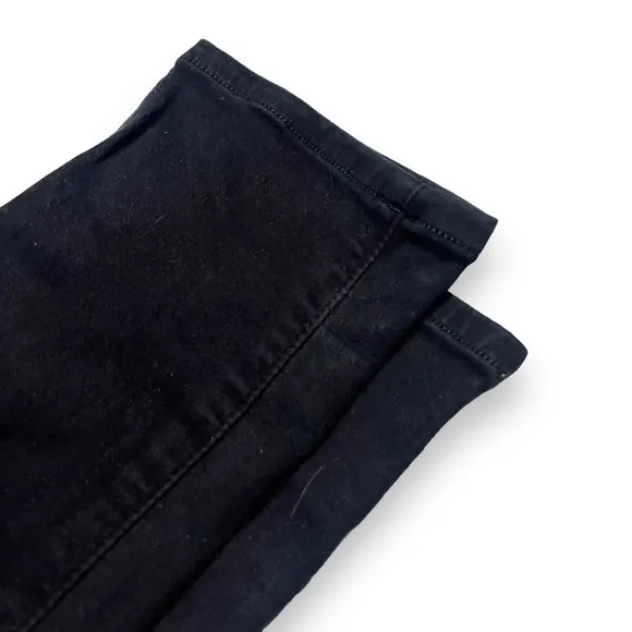 Agolde Sophie High Rise Skinny Jeans in Black Moonstruck Destroyed Womens 30