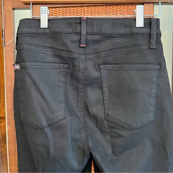 Alice   Olivia Jeans Donald Coated Black Skinny Jeans Size 27 Size 4
