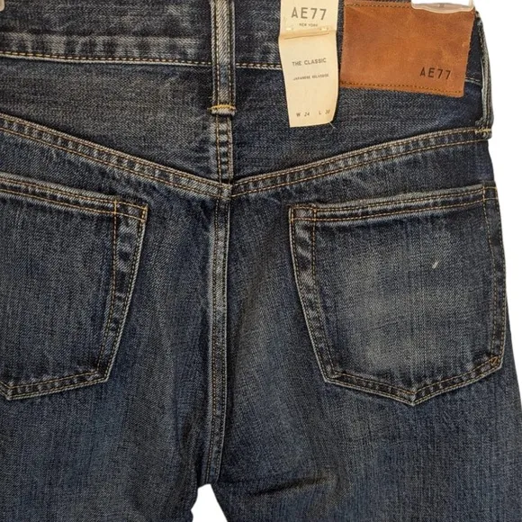 American Eagle 77 Japanese Selvedge The Classic Jeans sz 24/30
