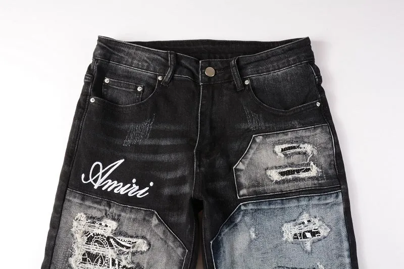 AMIRI Embroidery Logo Jeans #1322