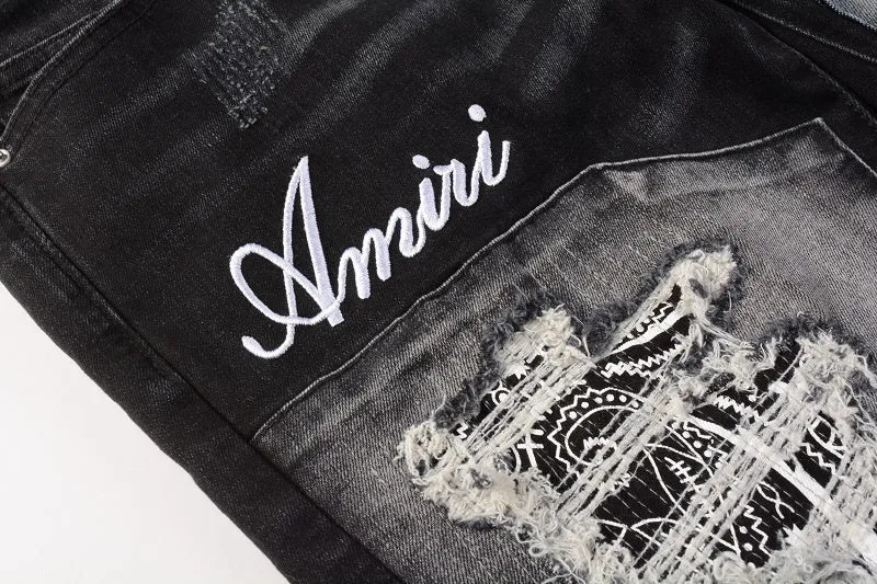 AMIRI Embroidery Logo Jeans #1322