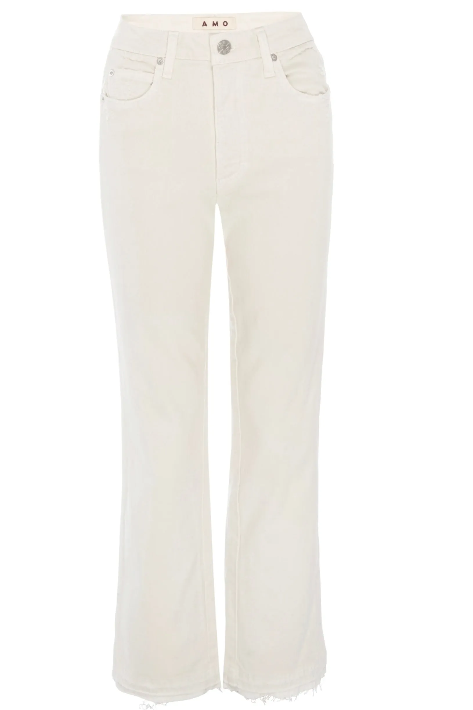 AMO high-rise flare jean