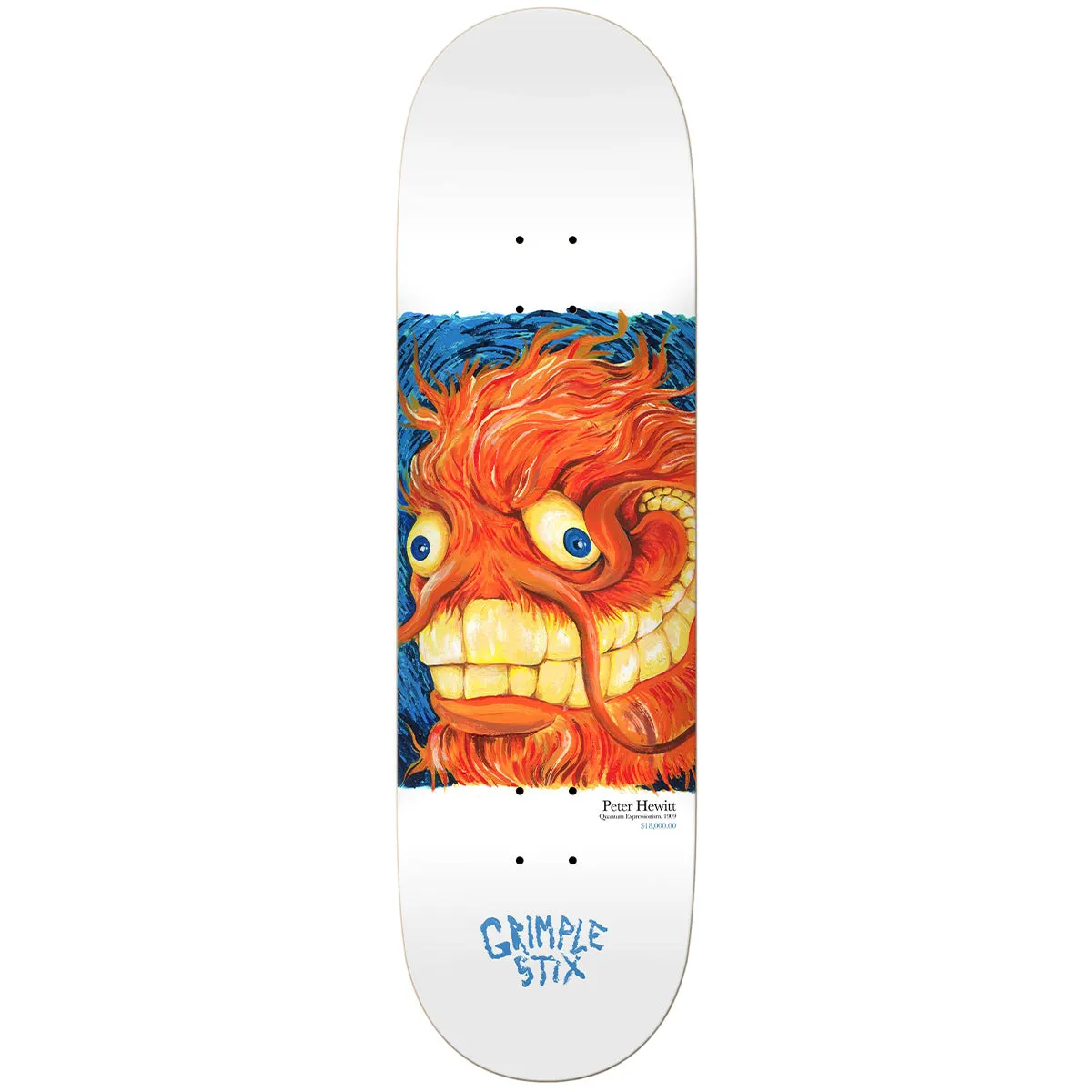Anti Hero - Peter Hewitt Grimplestix Fine Art 9.02 Skateboard Deck