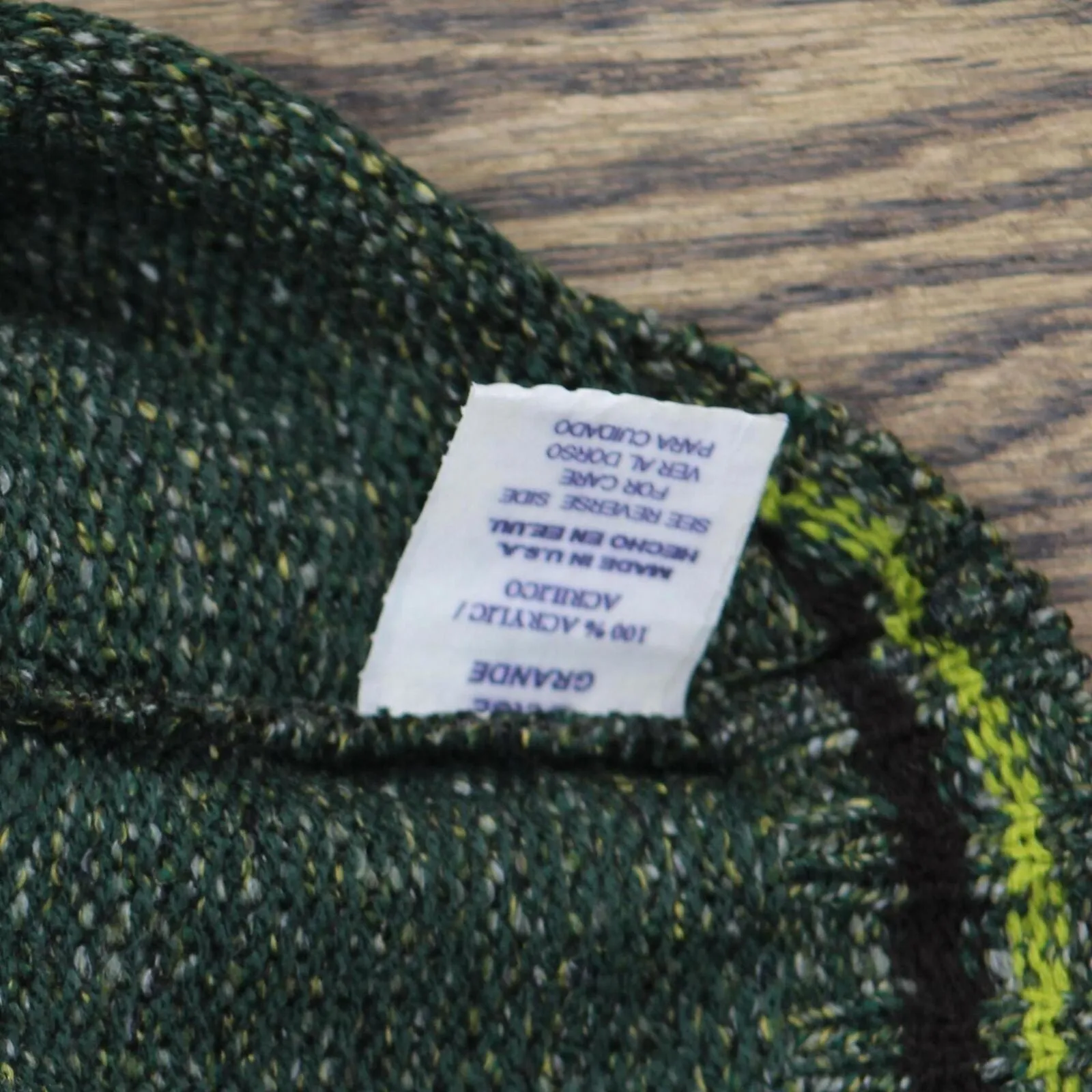 Arizona Jean Company Vintage Kids Boys Youth Knit Acrylic Dress Sweater Vest