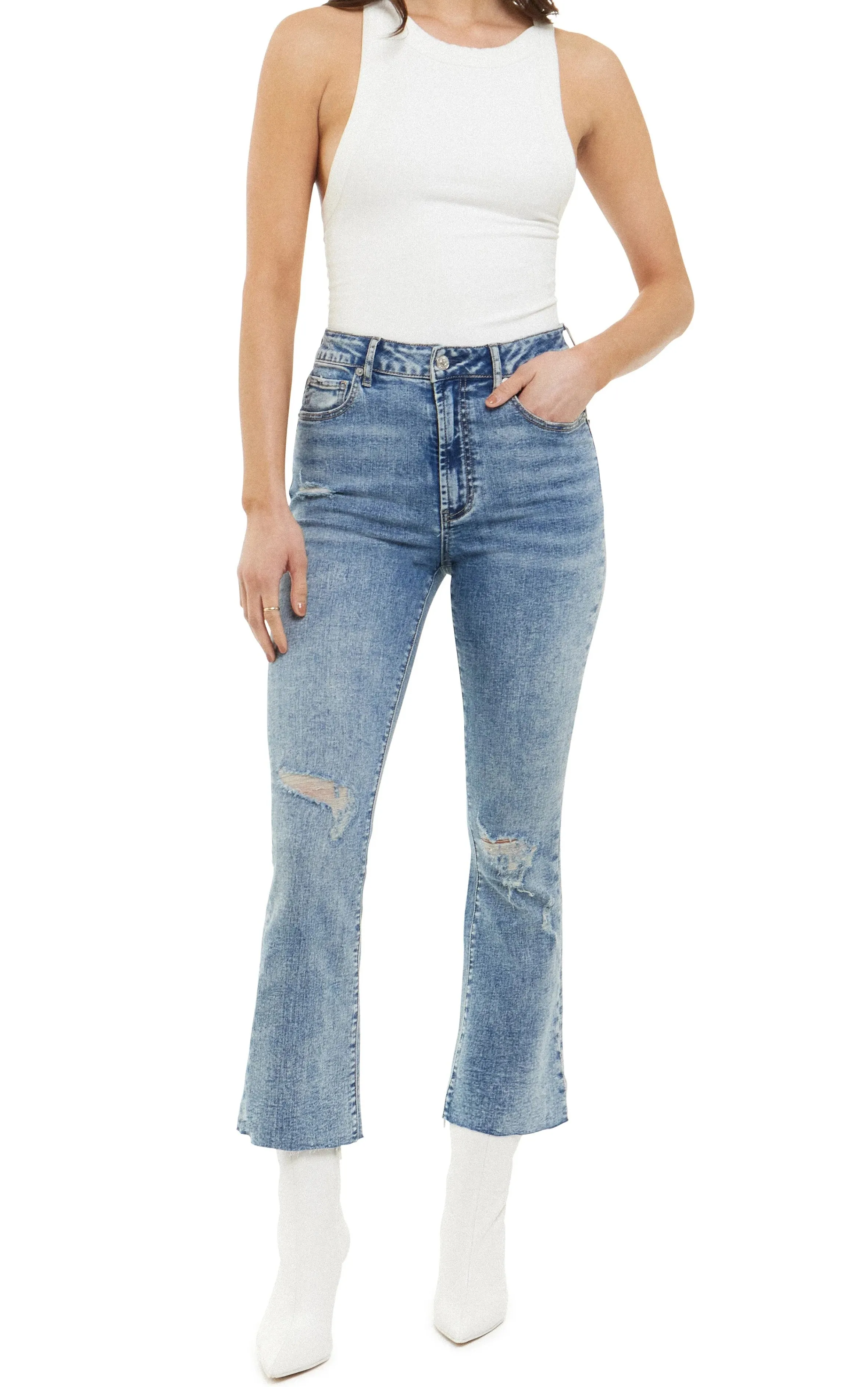 Articles of Society Temperly Cropped Jeans