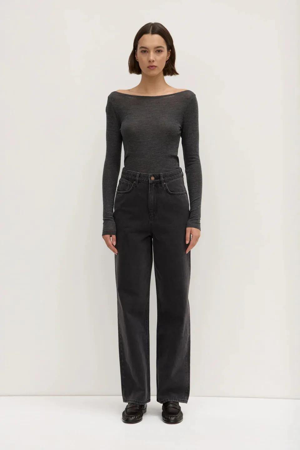 Assembly Label - Vintage Straight Jean (Vintage Black)