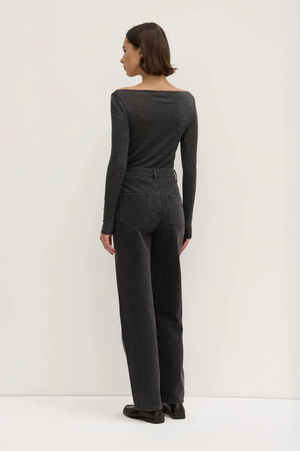 Assembly Label - Vintage Straight Jean (Vintage Black)
