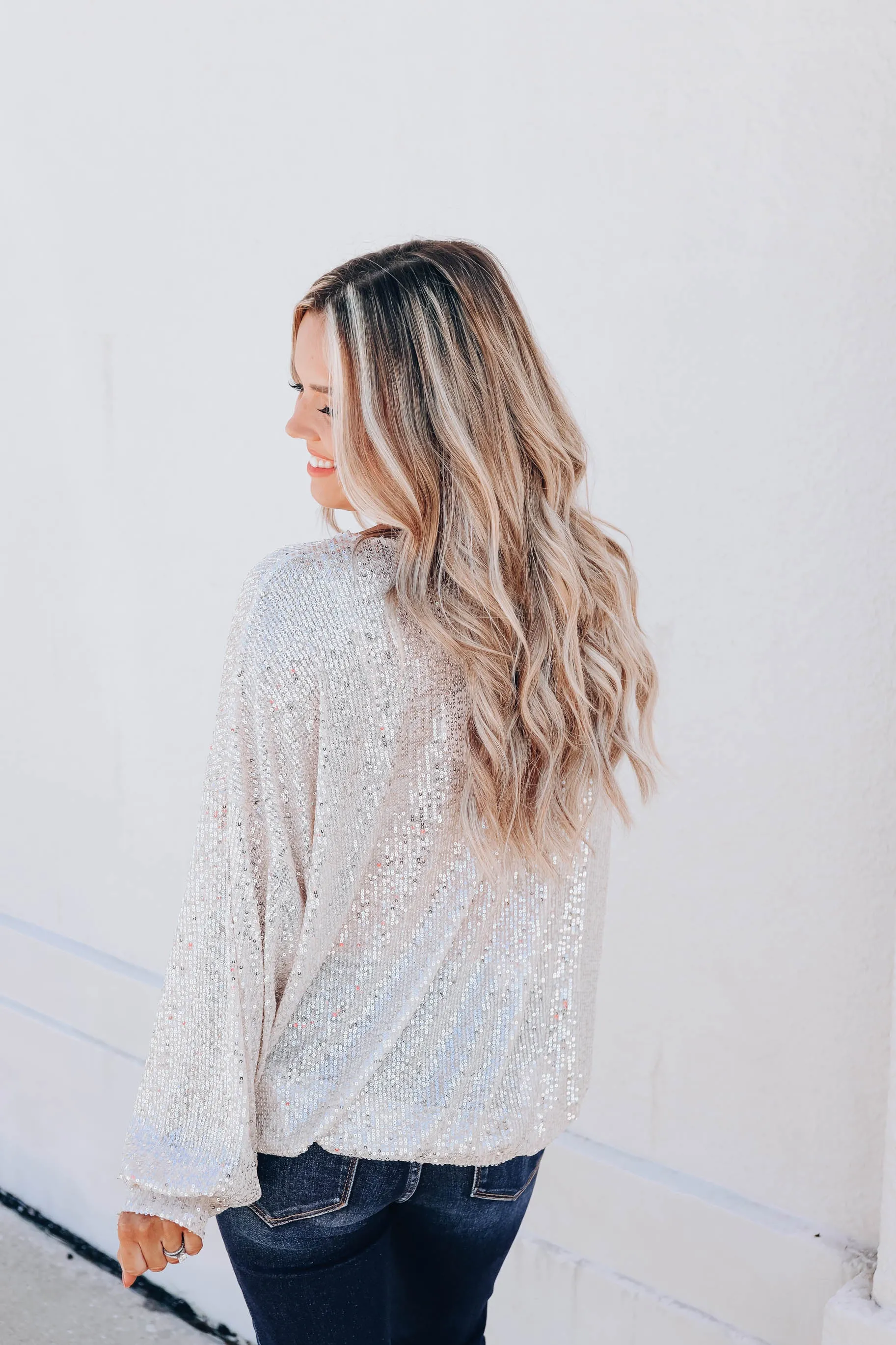 Astrid Sequin Top - Gold