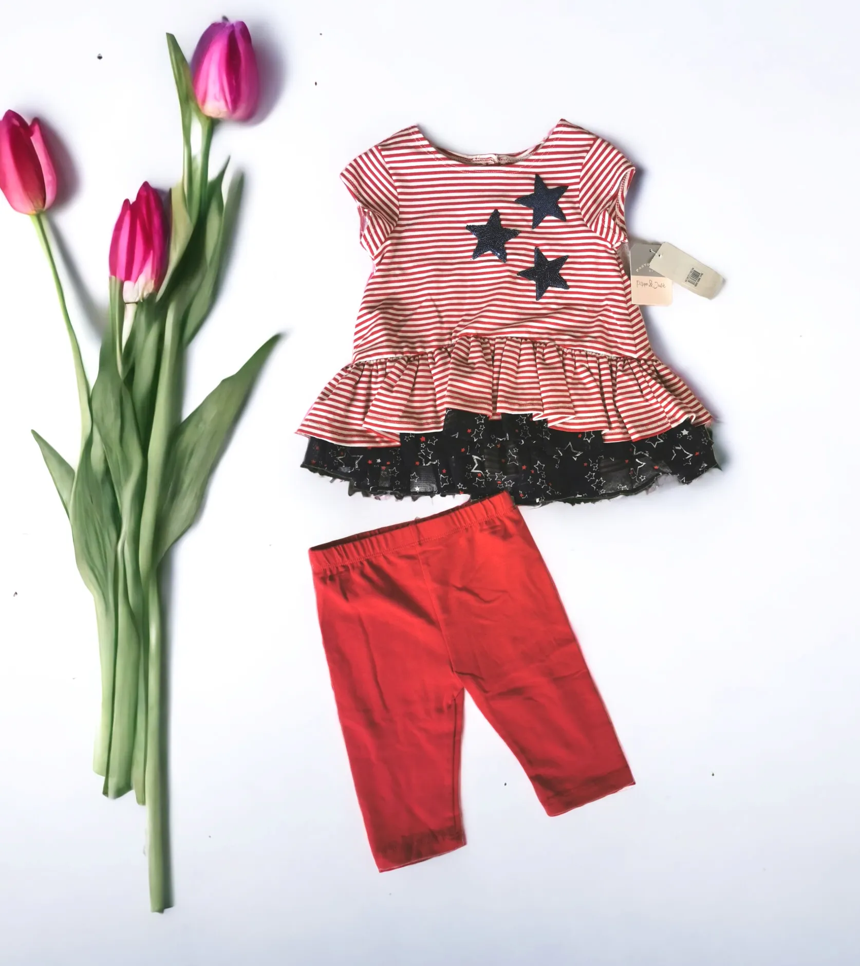 BABY GIRL SIZE 18 MONTHS - PIPPA & JULIE, Matching 2 Piece Set NWT B36