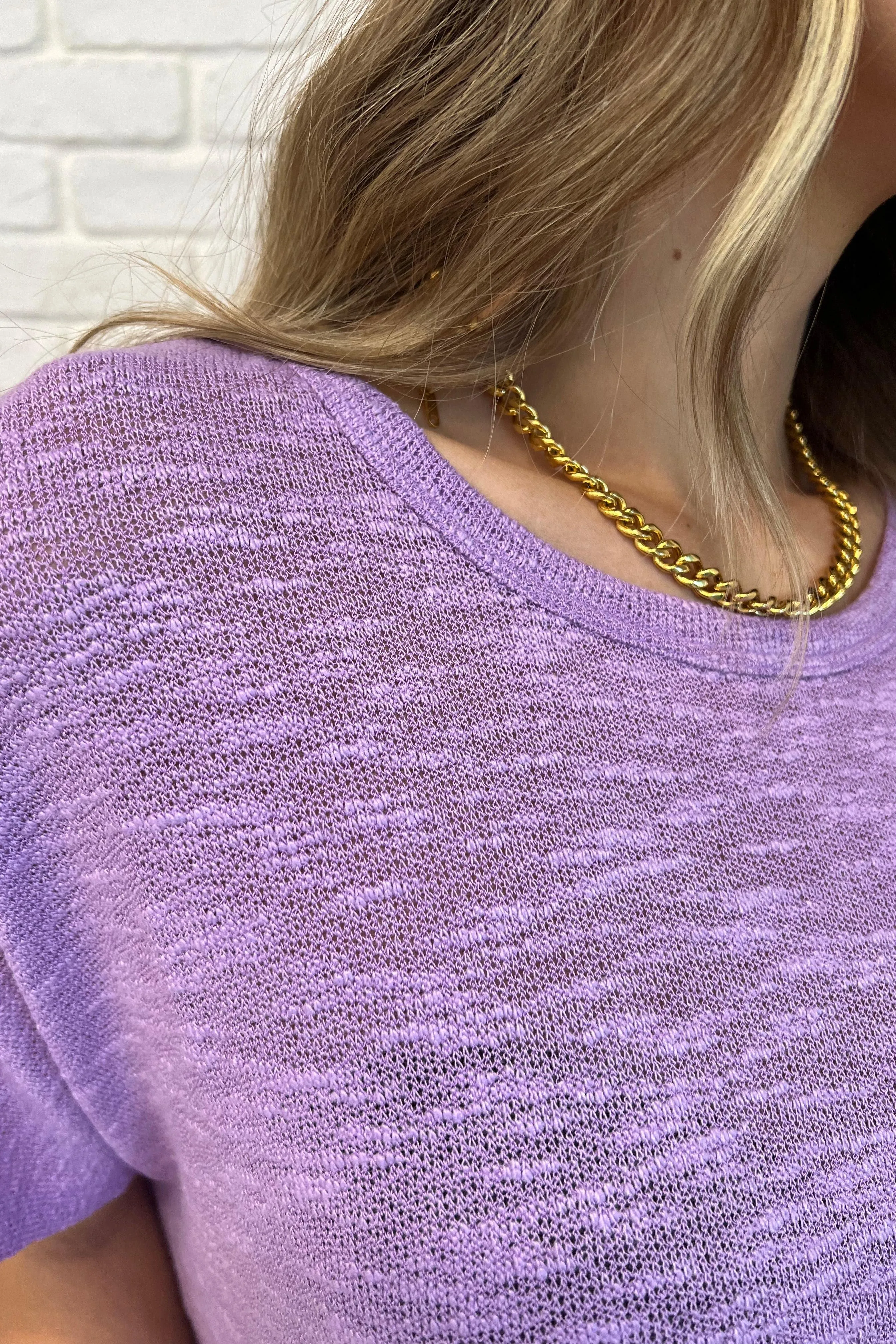 Basically Flowing Dolman Sleeve Top in B Lavender
