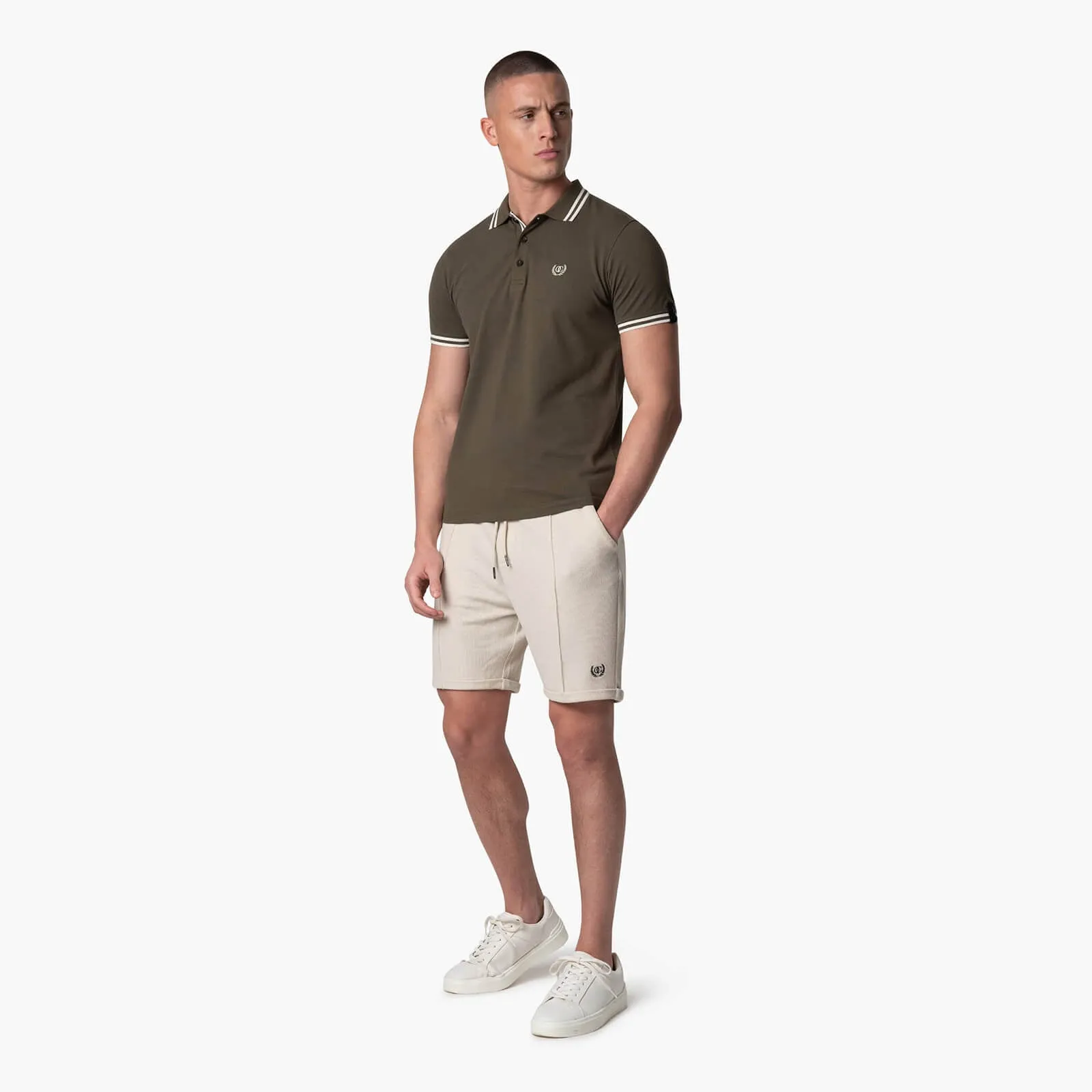 BATERA SHORTS | TAUPE/BLACK