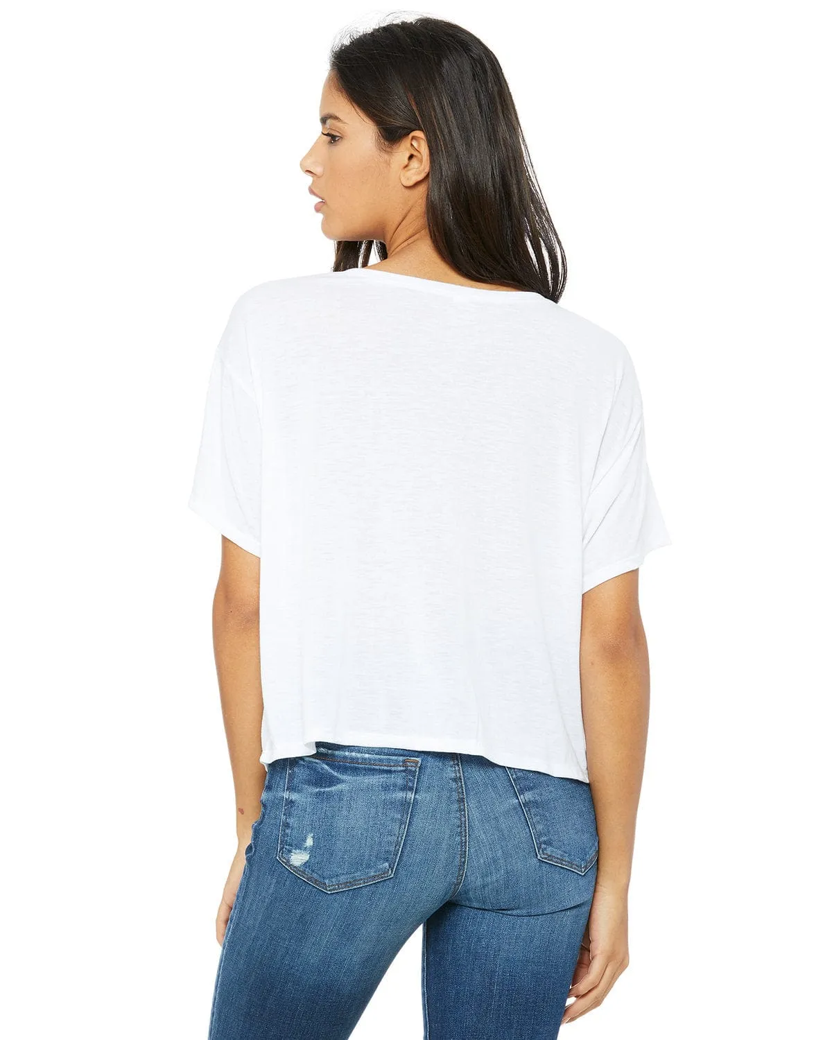 Bella Canvas Ladies Boxy T-Shirt | White