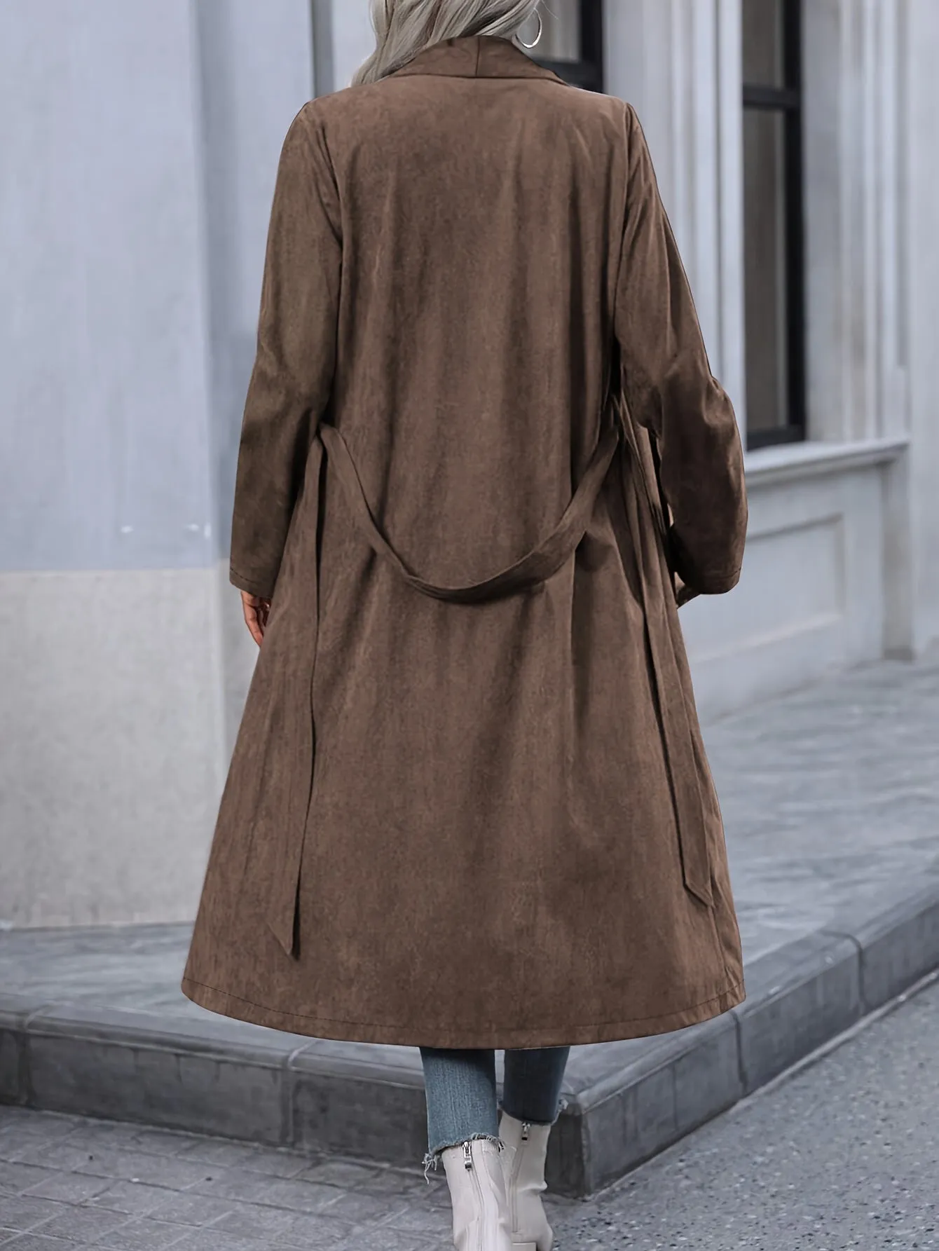 Bella™ | Stylish Vintage Brown Trench Coat