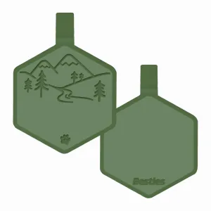 Besties Pets - Mountain Adventure Silicone Dog ID Tag
