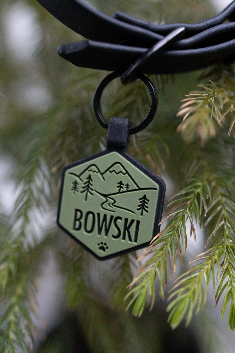 Besties Pets - Mountain Adventure Silicone Dog ID Tag