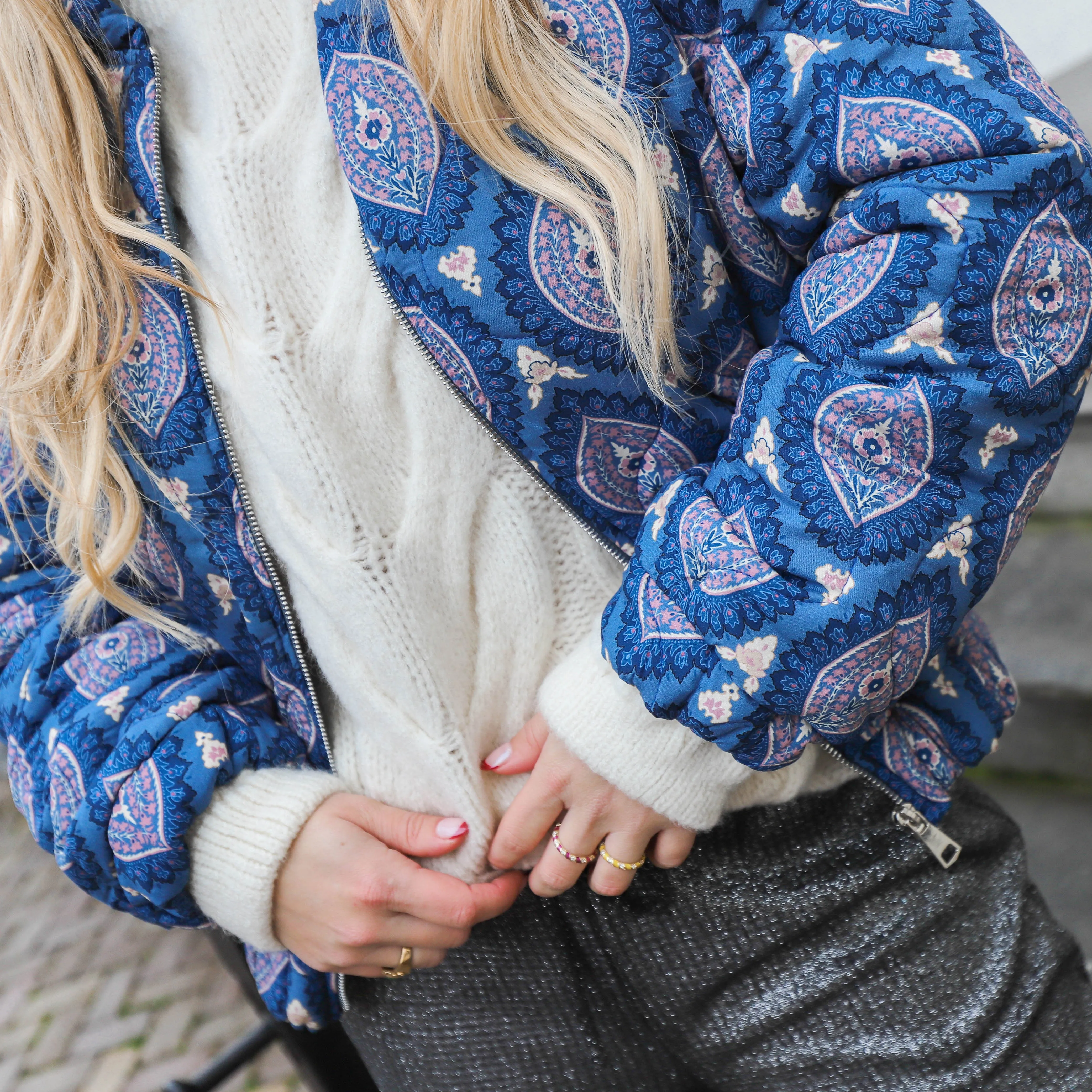 Biba bomber jack blauw
