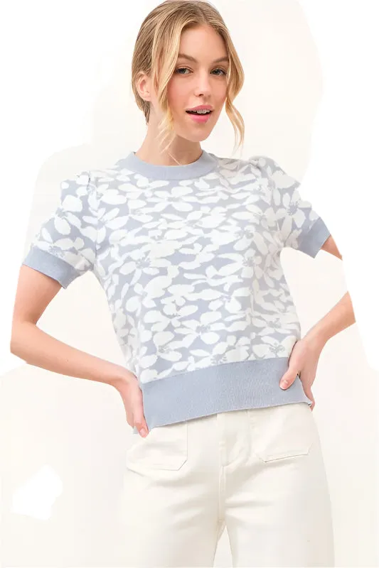 BiBi Tie Dye French Terry Strapped One Shoulder Top