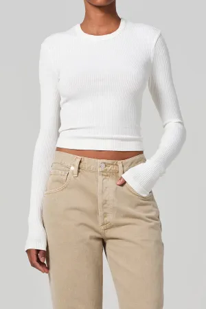Bina Crewneck in Canvas