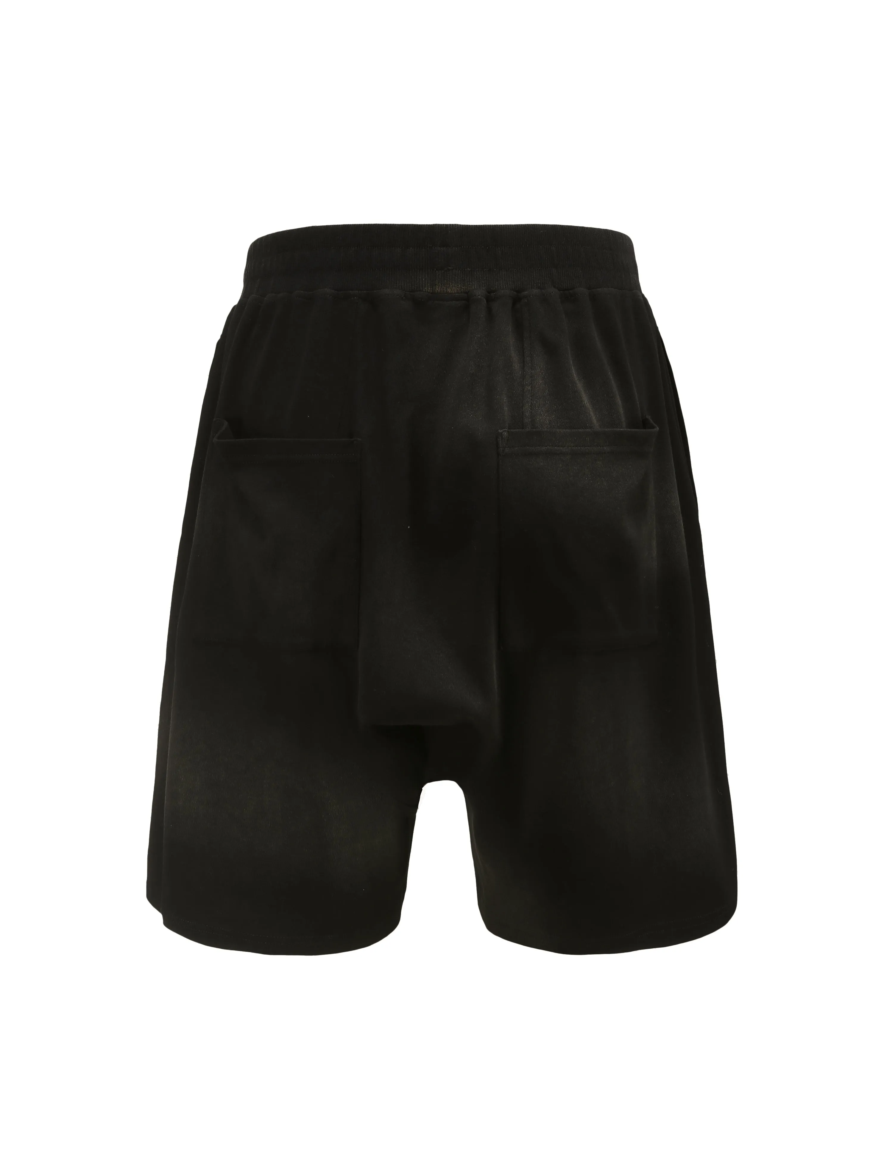 Black Sunfade Logo Shorts