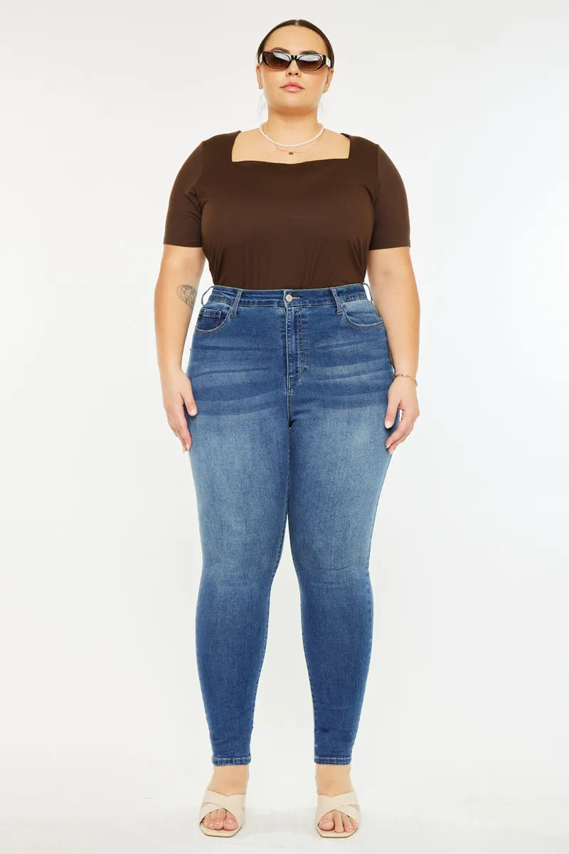 Bluebird High Rise Super Skinny Jeans (Plus Size)