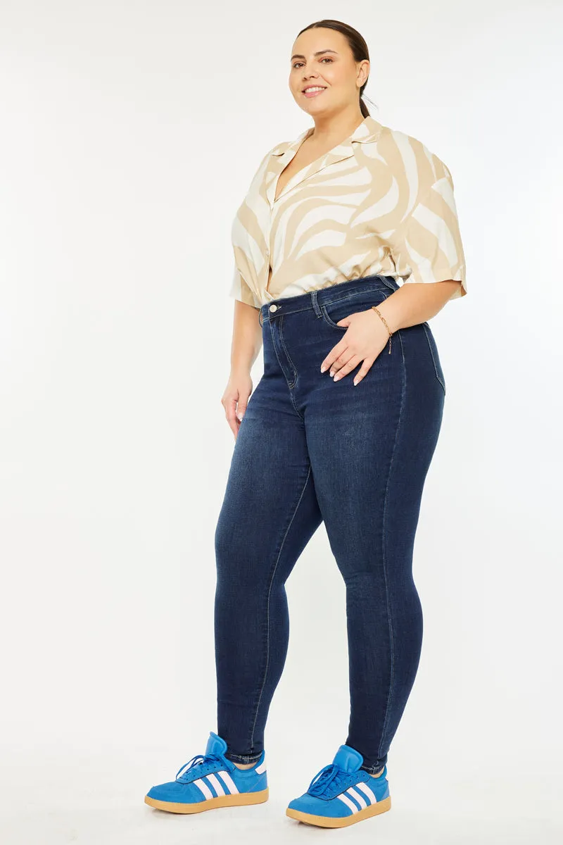 Bluebird High Rise Super Skinny Jeans (Plus Size)