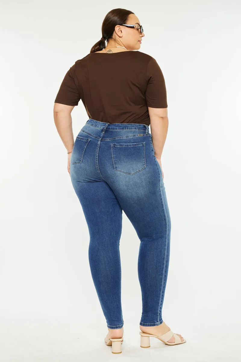 Bluebird High Rise Super Skinny Jeans (Plus Size)