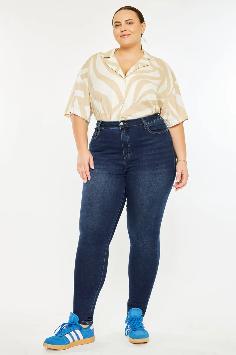 Bluebird High Rise Super Skinny Jeans (Plus Size)