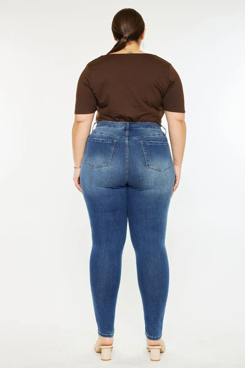 Bluebird High Rise Super Skinny Jeans (Plus Size)
