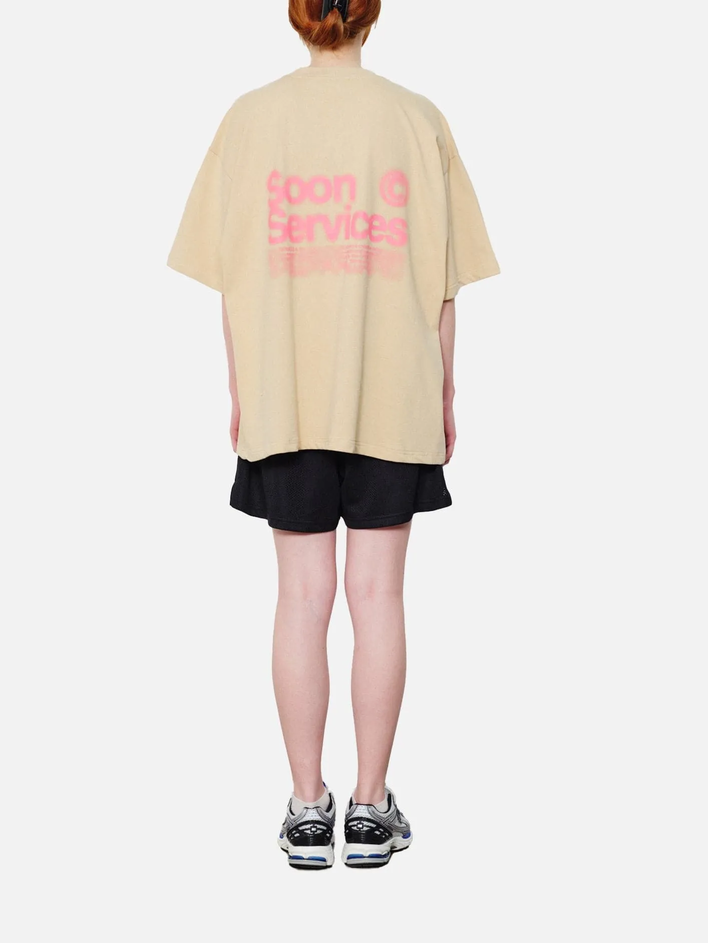 Blurred Vision T-Shirt - Beige