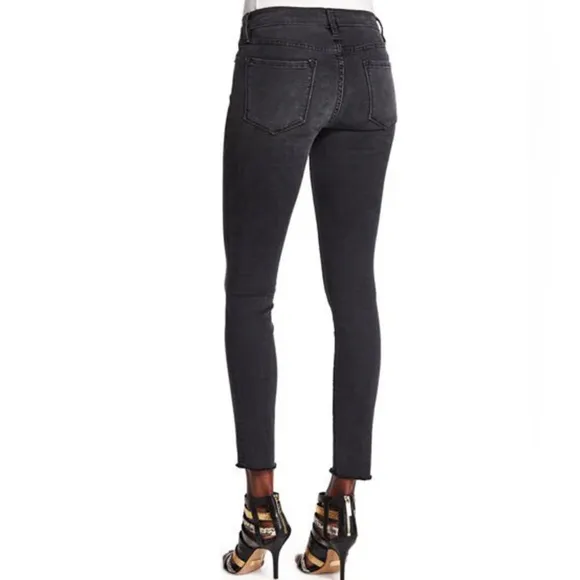 BNWT! FRAME Women's LeHigh Skinny High Rise Black Jeans Size 31