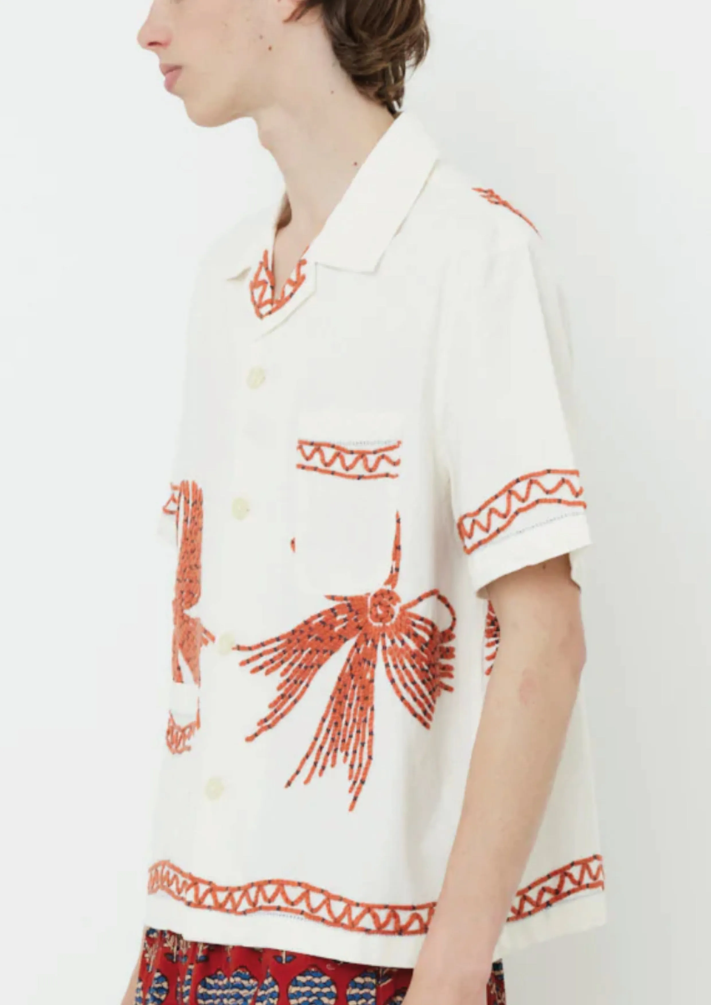 BODE - YARN BOW SHIRT