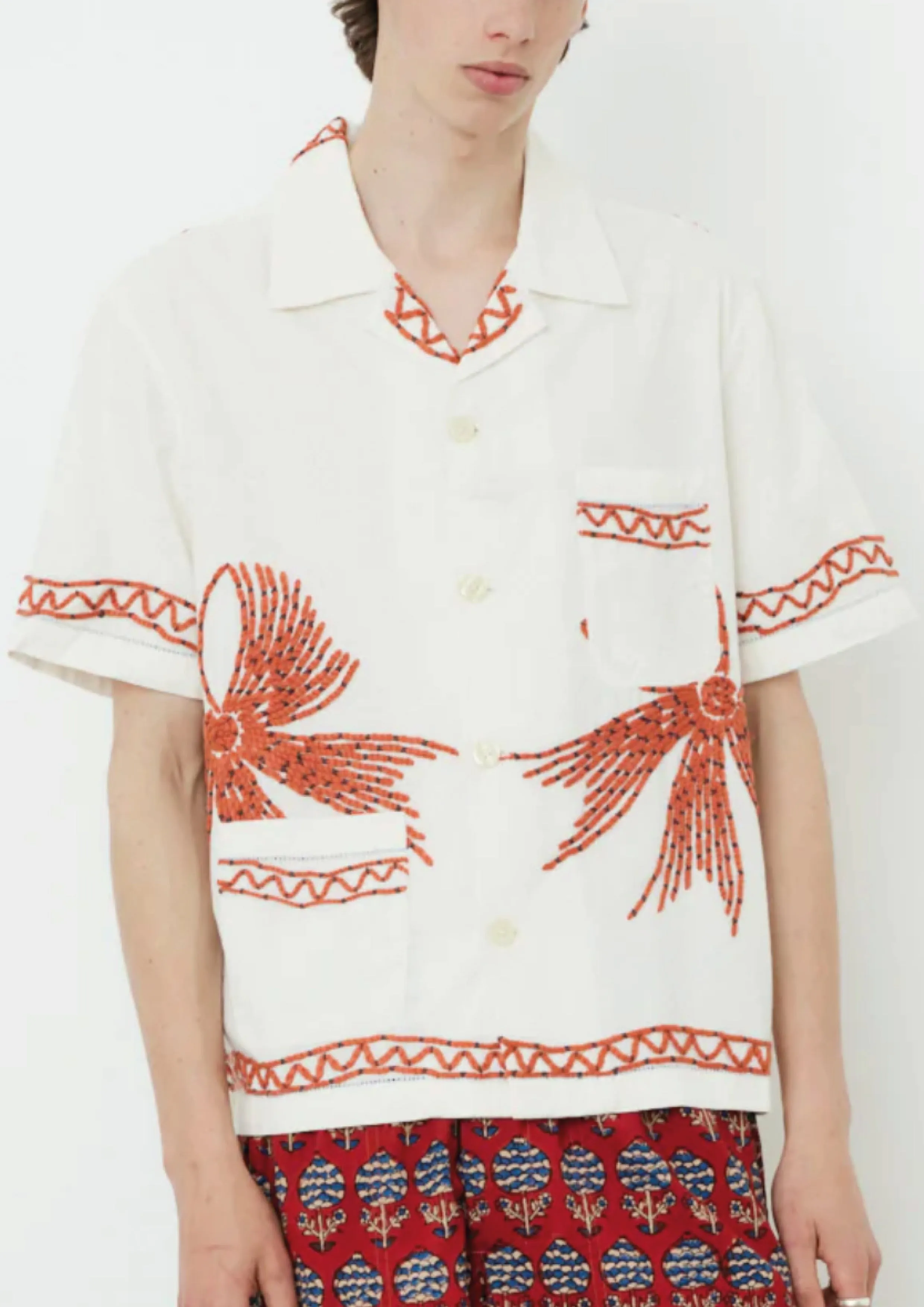 BODE - YARN BOW SHIRT