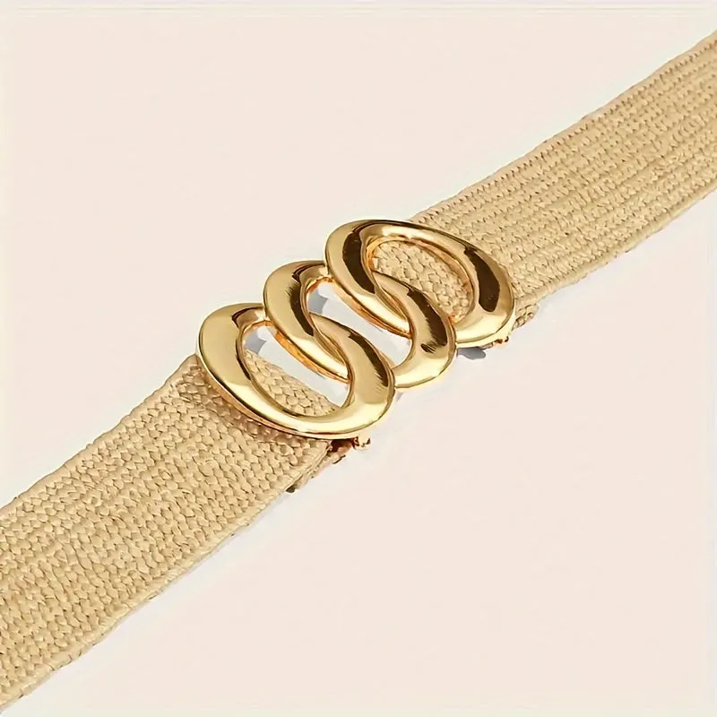 Boho Elastic Waist Belt Women Versatile Accessory Coats Skirts Casual Formal